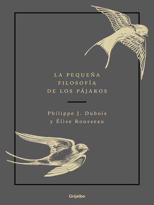 cover image of La pequeña filosofía de los pájaros